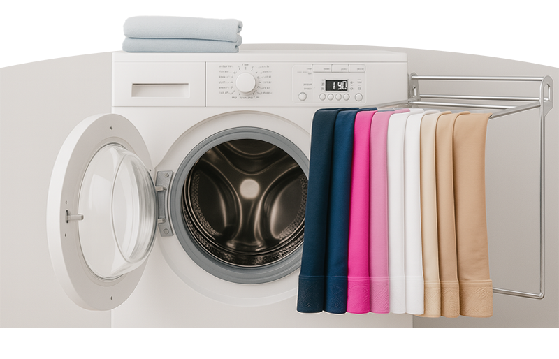 Steunkousen wassen en onderhouden